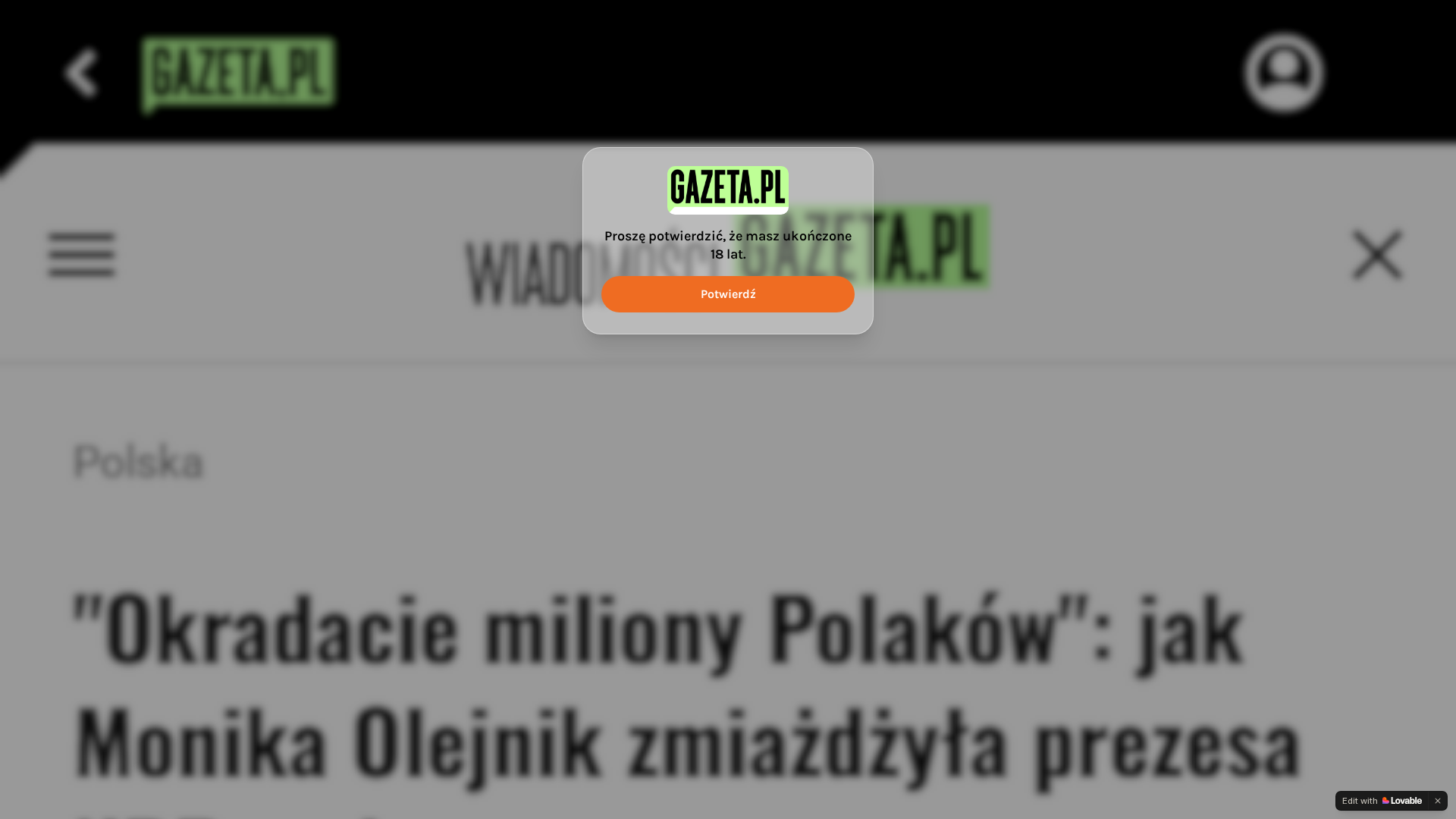 Screenshot of p-petla-lodz.lovable.app