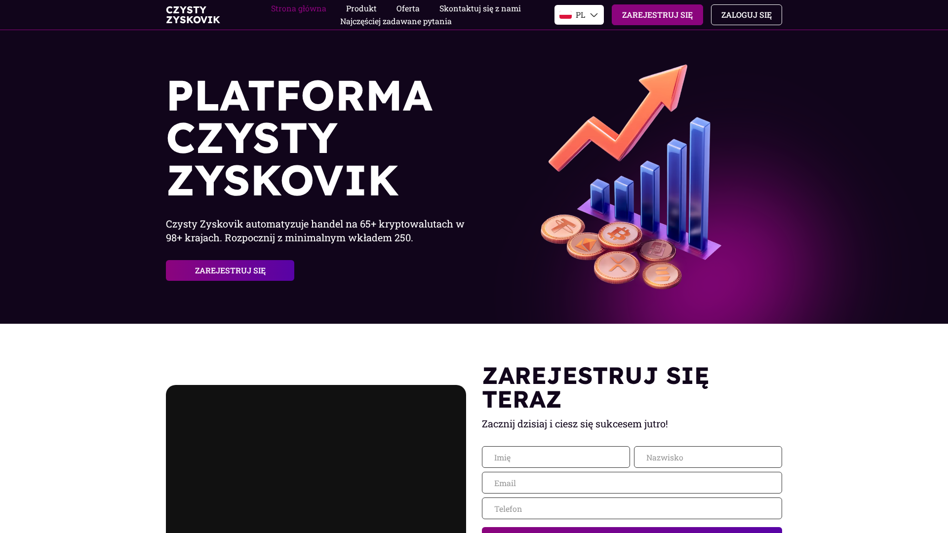 Screenshot of czysty-zyskovik.com
