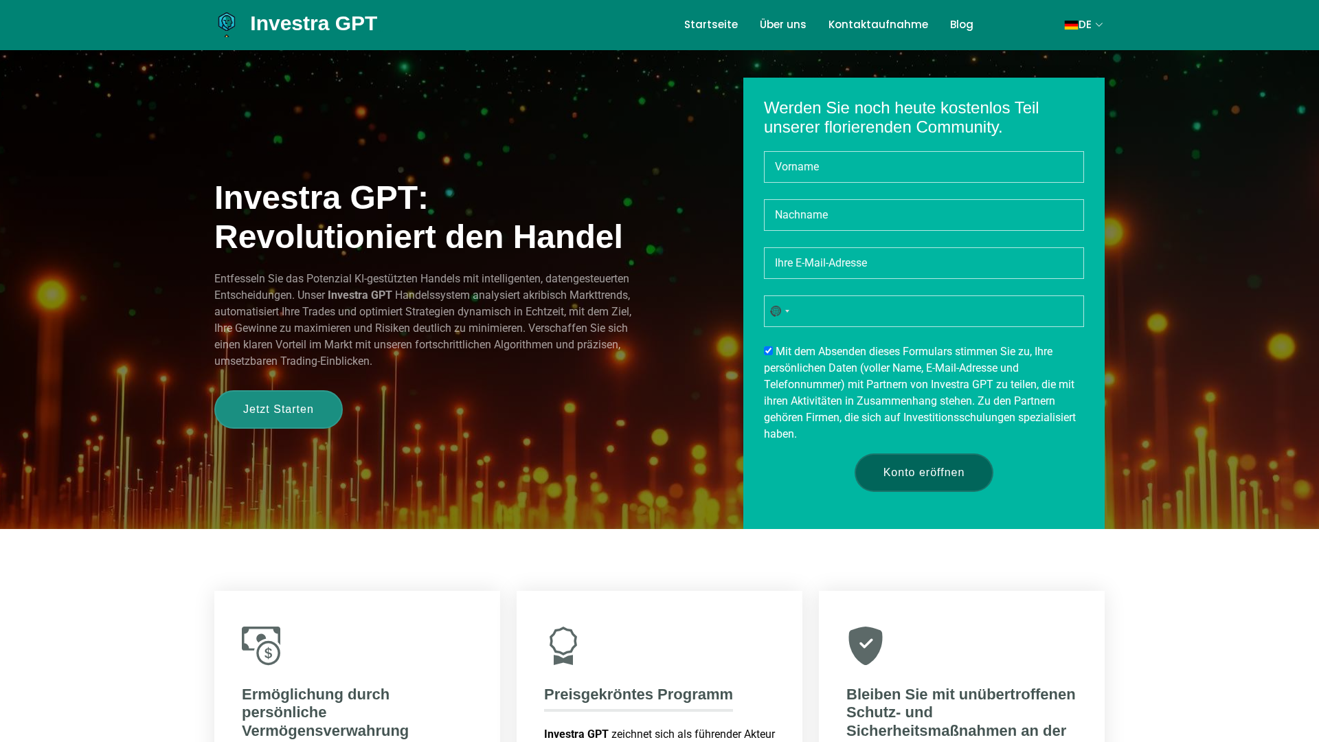 Screenshot of investragptgermany.org
