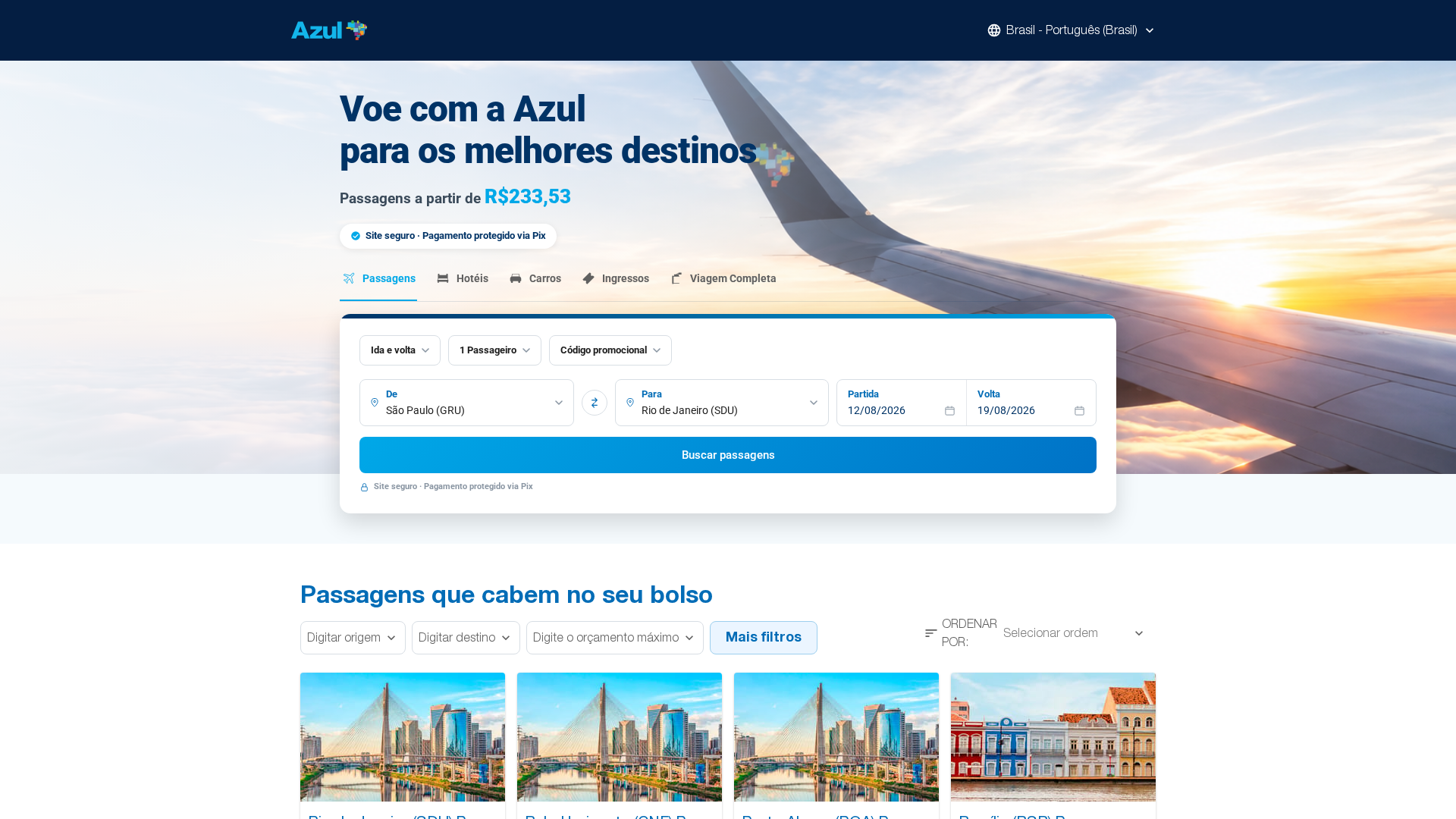 Screenshot of voeazul-two.vercel.app