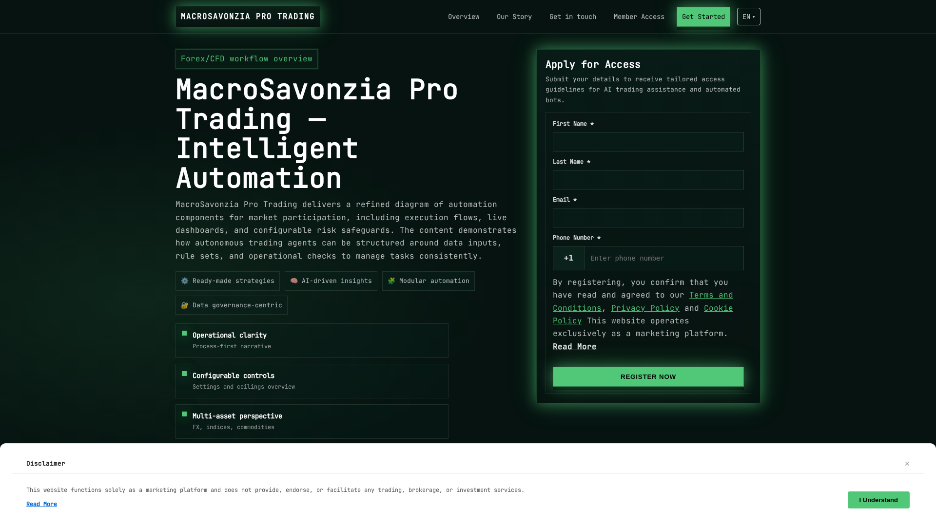 Screenshot of macrothesavonzia.digital