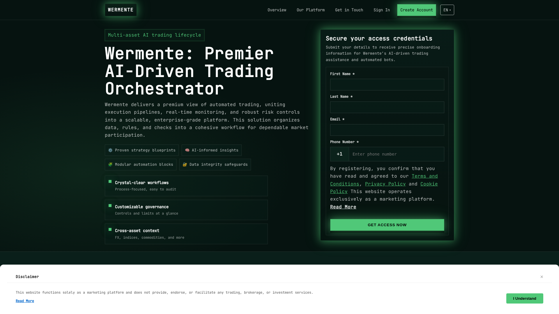 Screenshot of wermentesolution.shop
