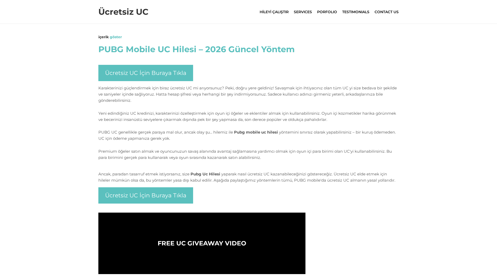 Screenshot of ucretsizuc.com