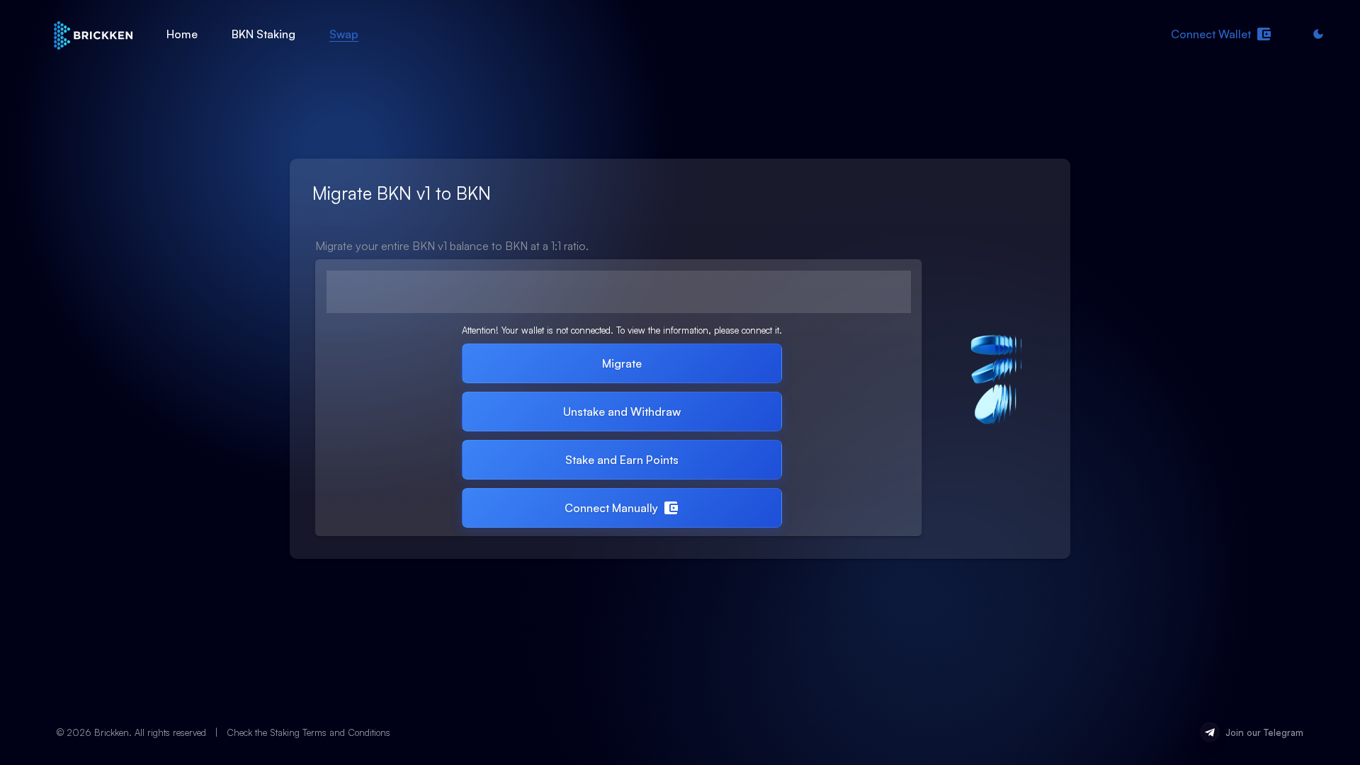 Screenshot of brickken-updates.live