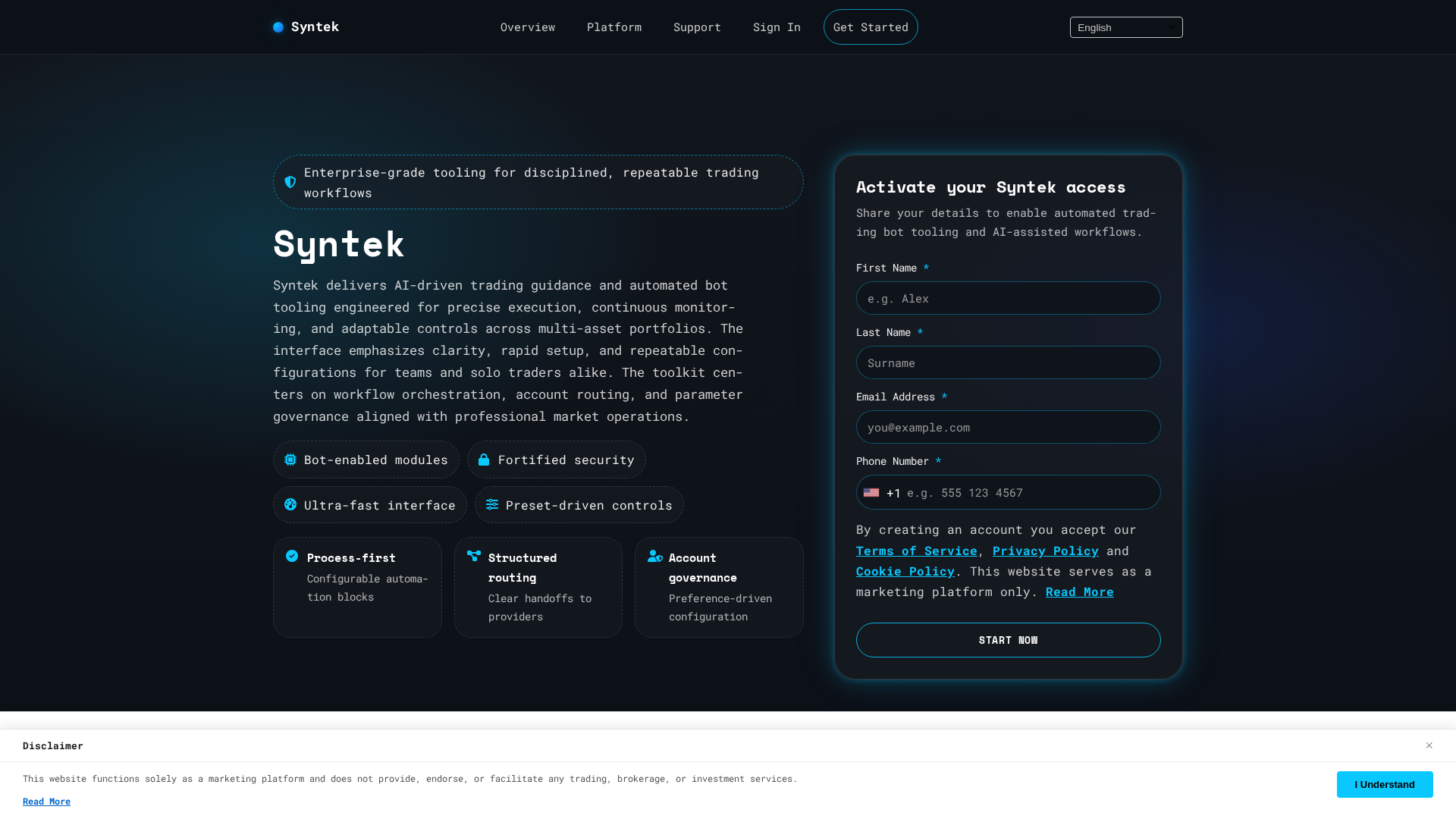 Screenshot of syntek-ai-solution.com