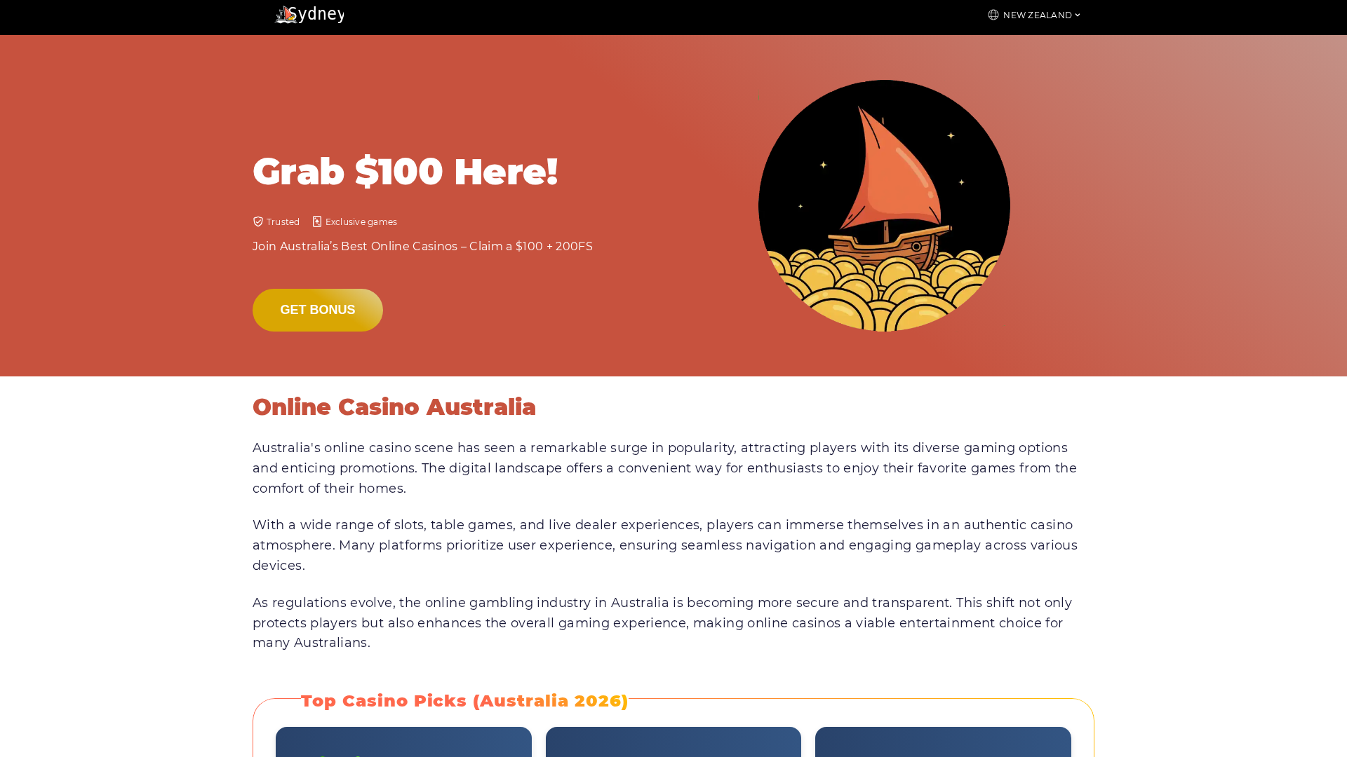 Screenshot of online-casino-aus-login.com