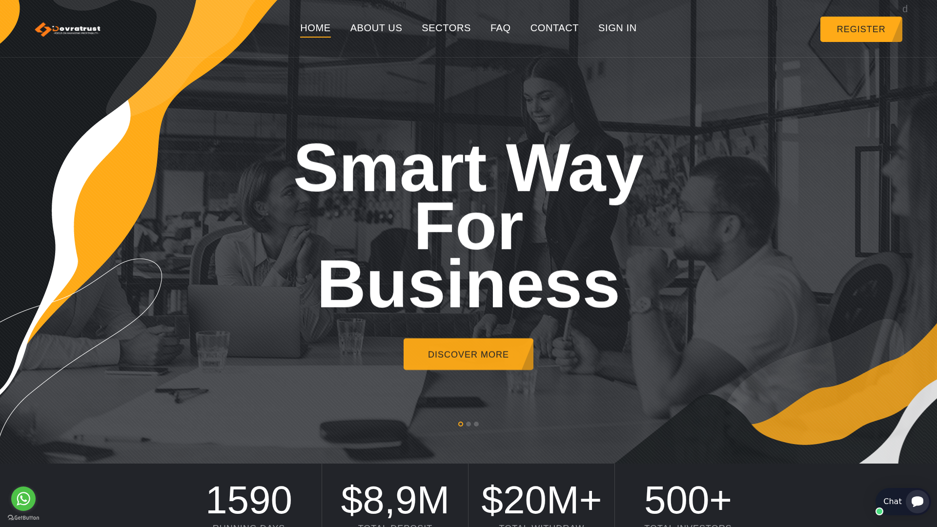 Screenshot of dovratrust.com