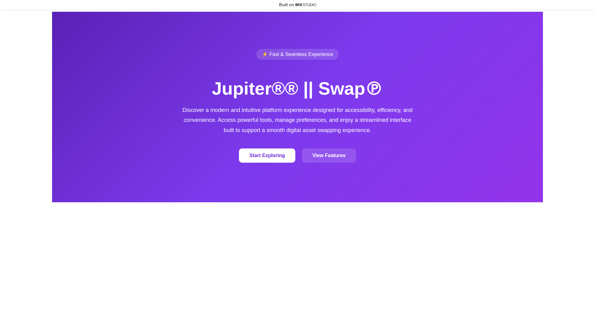 Screenshot of oauth-jupter.wixstudio.com