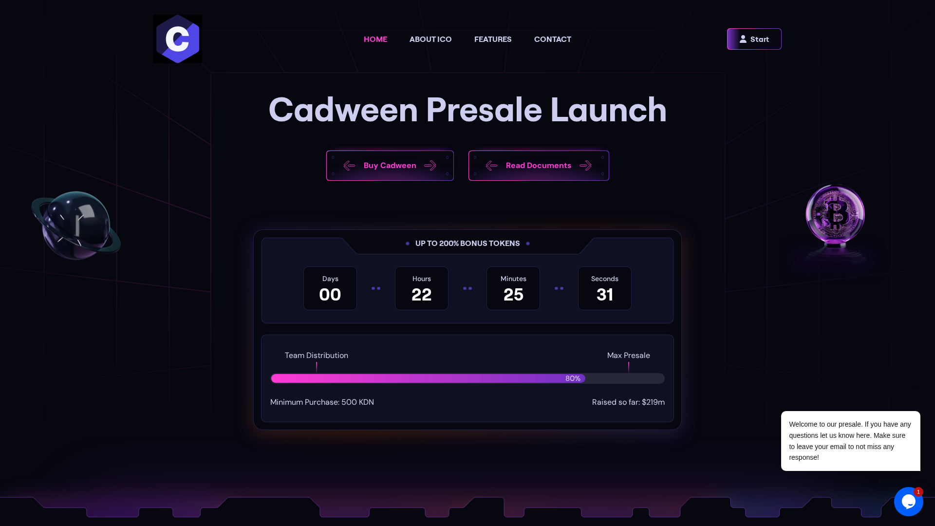 Screenshot of cadween.net