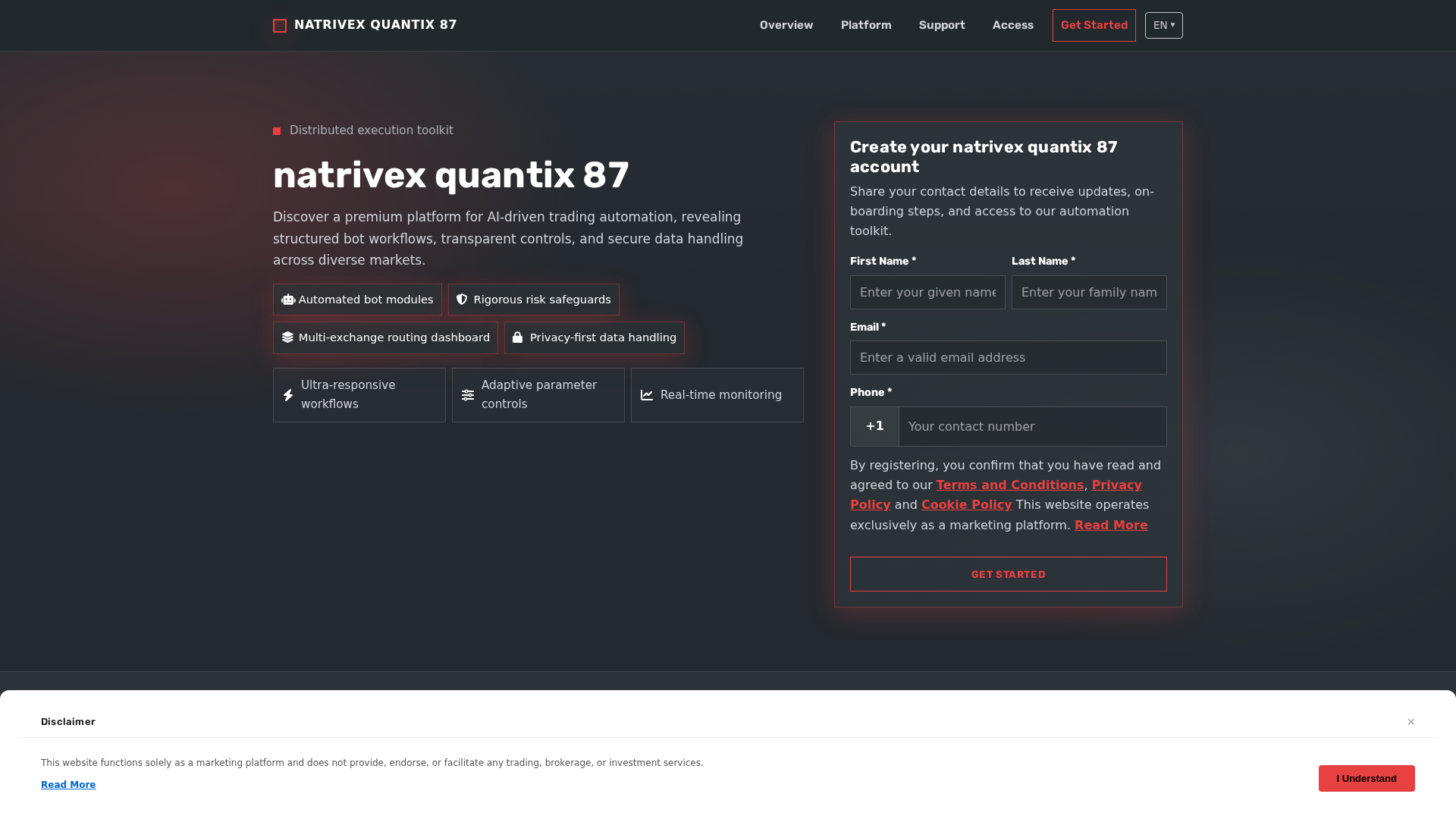 Screenshot of natrivexquantix87.digital
