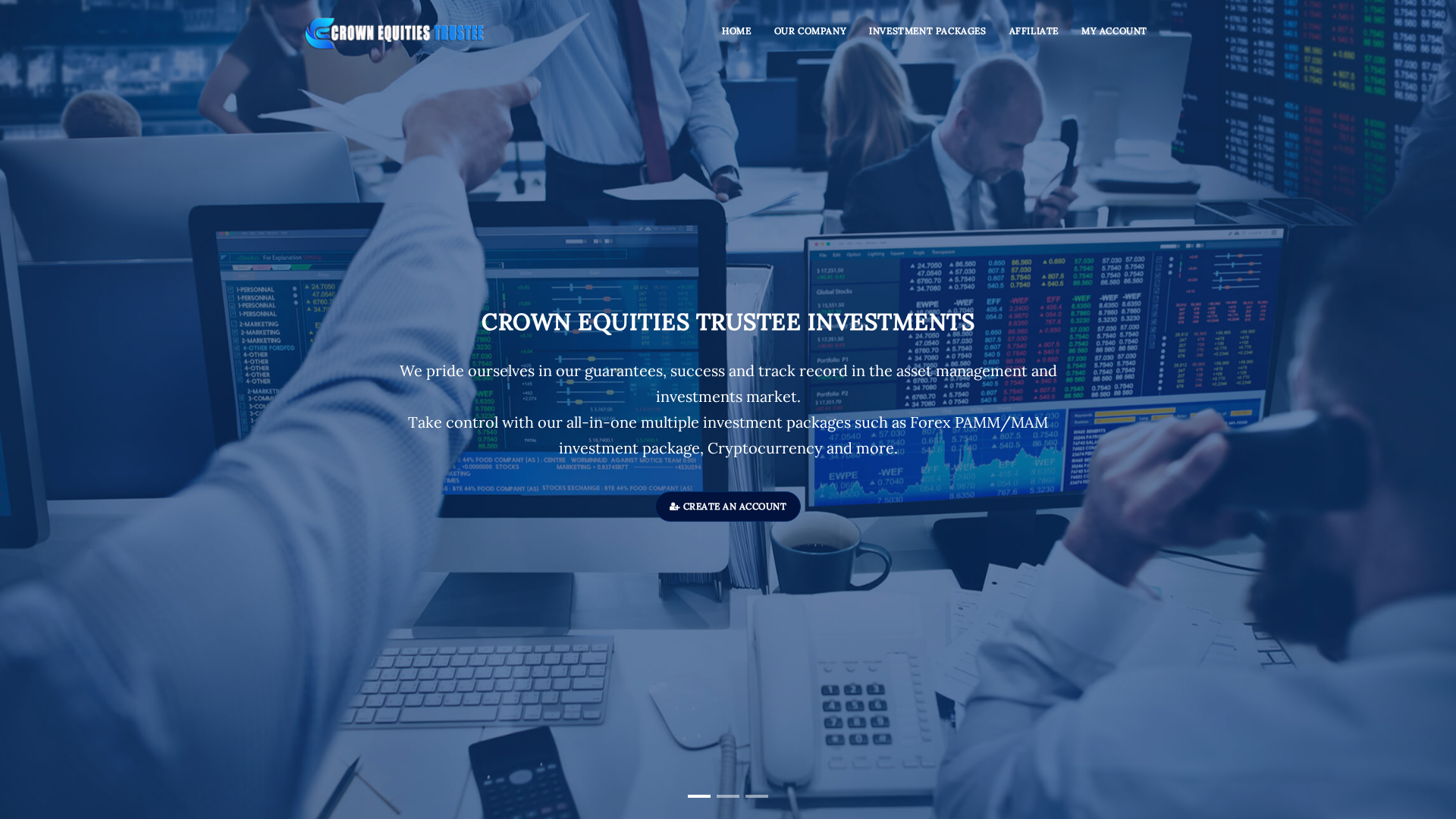 Screenshot of crownequitiestrustee.com