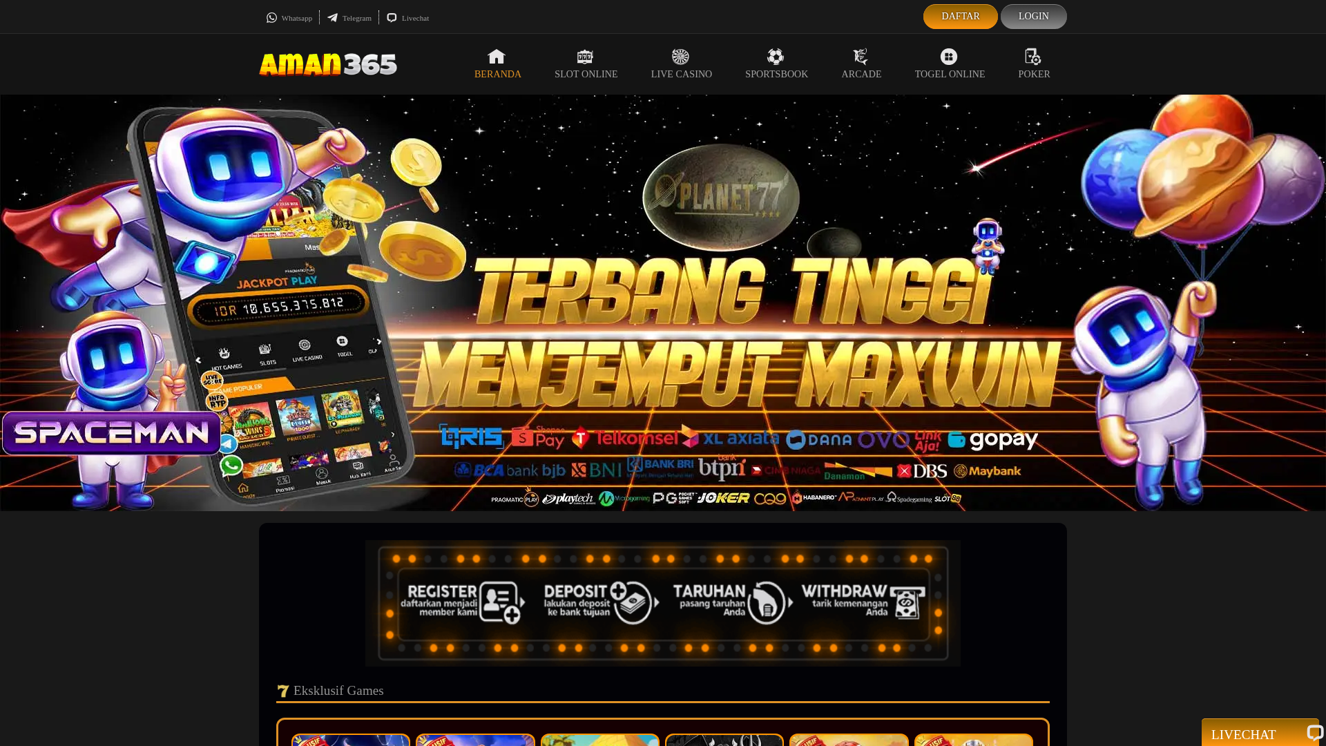Screenshot of aman365.com