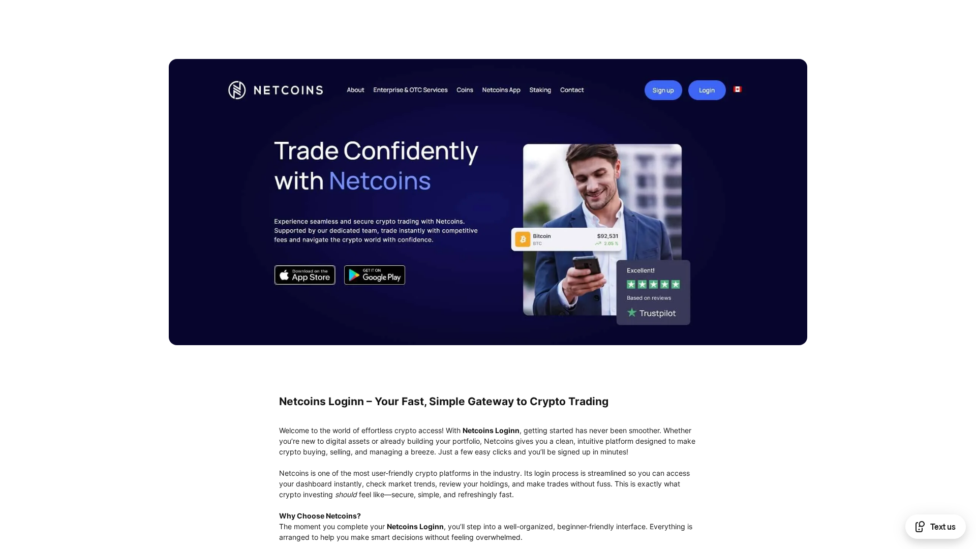 Screenshot of page-netcoins-us-en.square.site