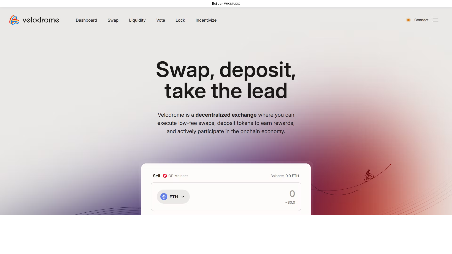 Screenshot of velodrmoe.wixstudio.com