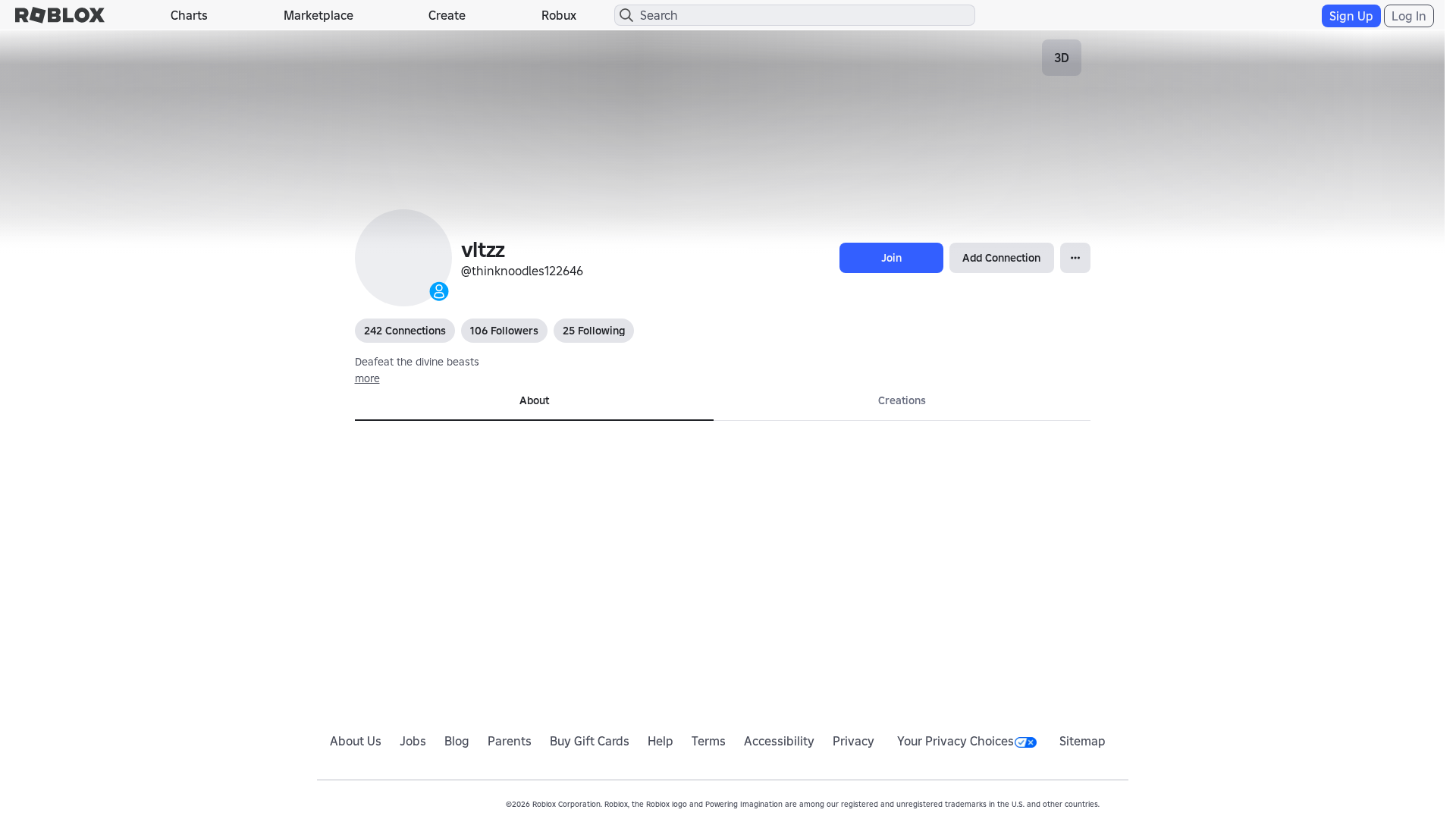 Screenshot of www.roblox.com.bi