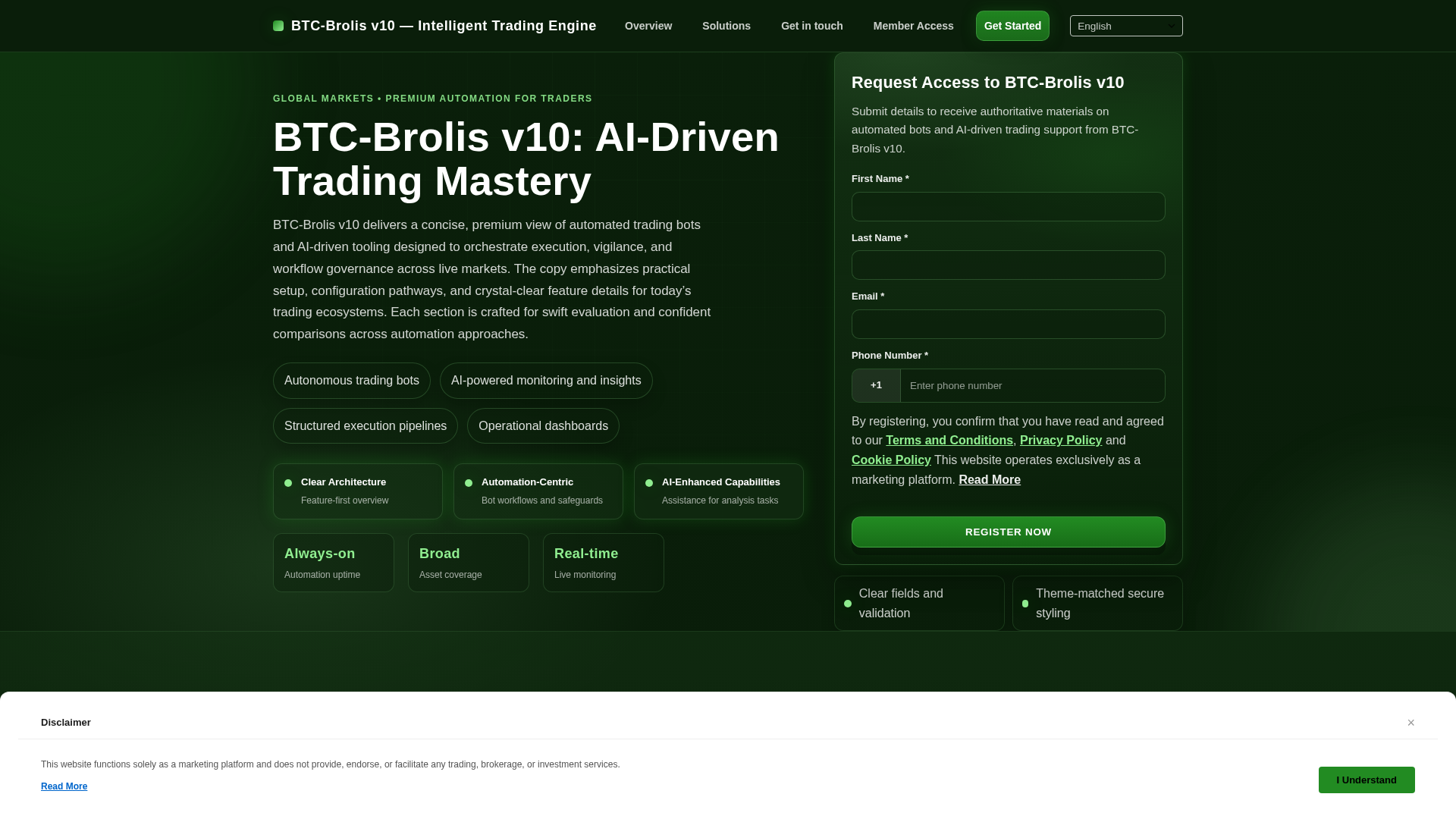 Screenshot of btc-brolisv10.shop