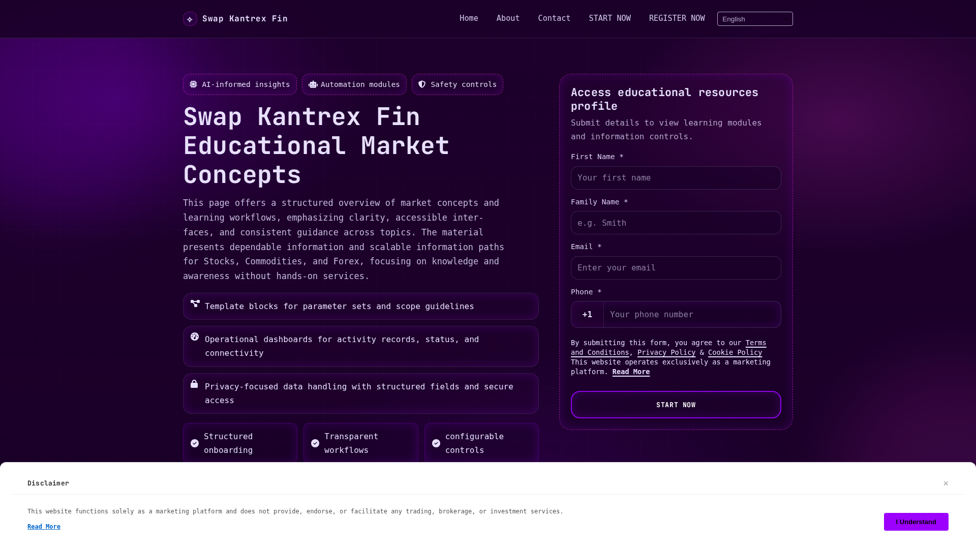 Screenshot of swapkantrexfin-software.com