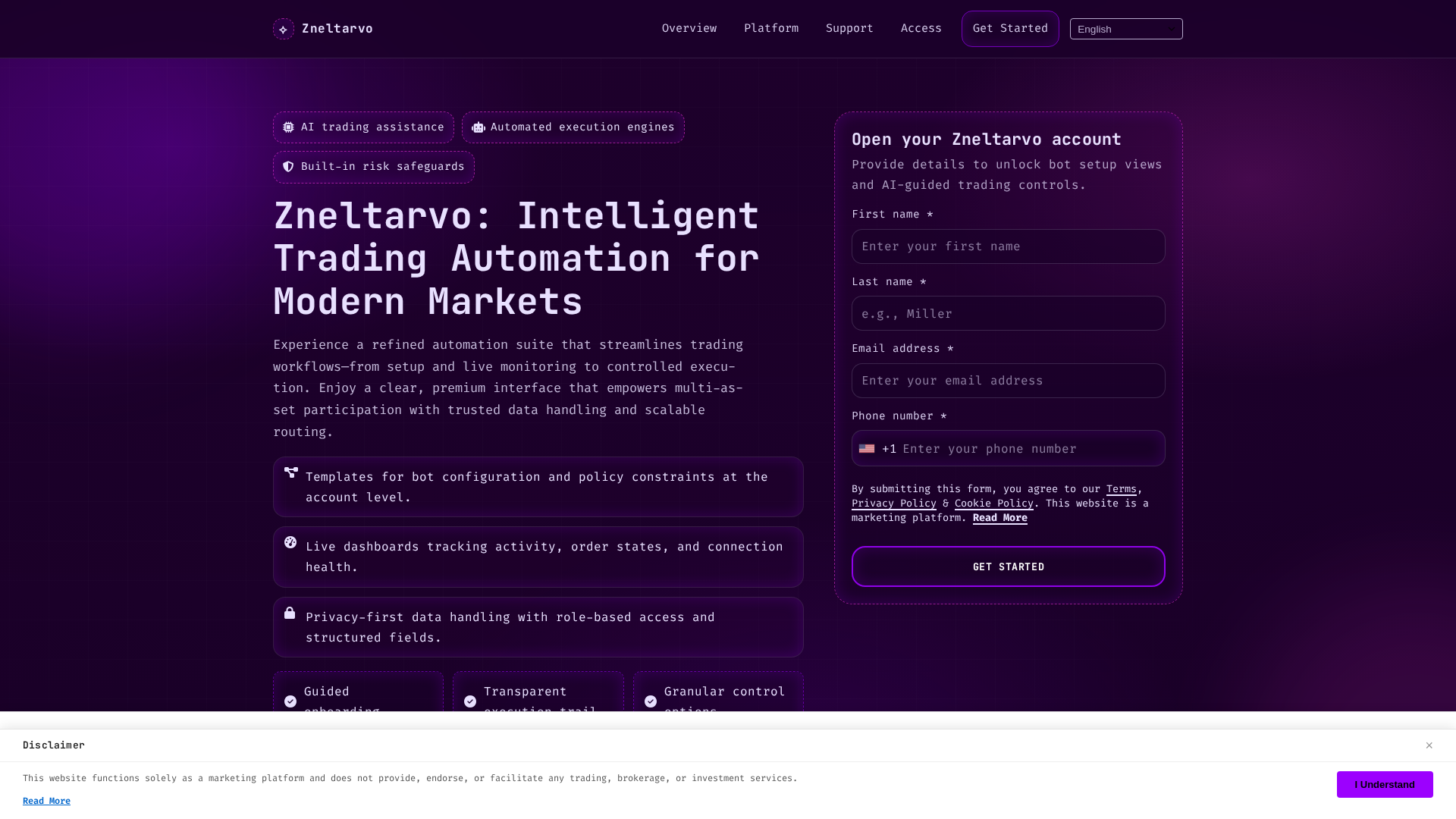 Screenshot of zneltarvosoft.com