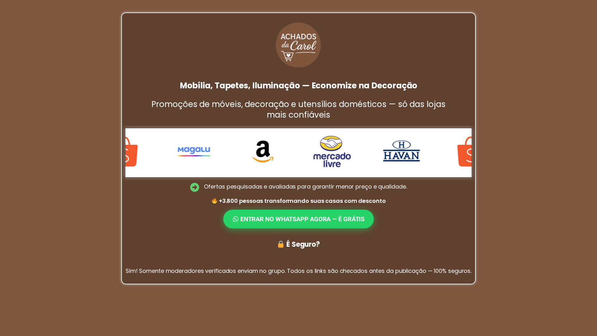 Screenshot of achadosdaccaroloficial.shop