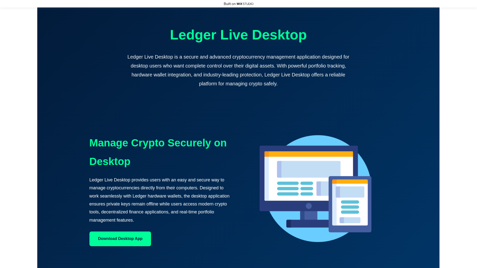 Screenshot of desktop-lives-us.wixstudio.com