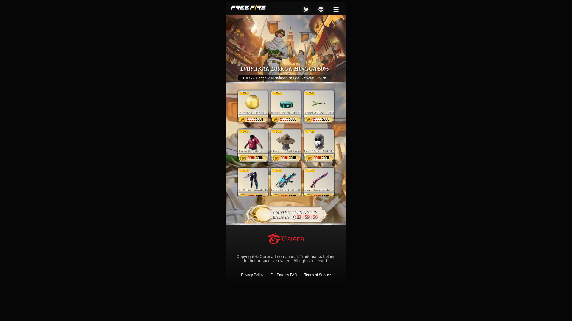 Screenshot of www.pointgarena.officiall-rewards.com