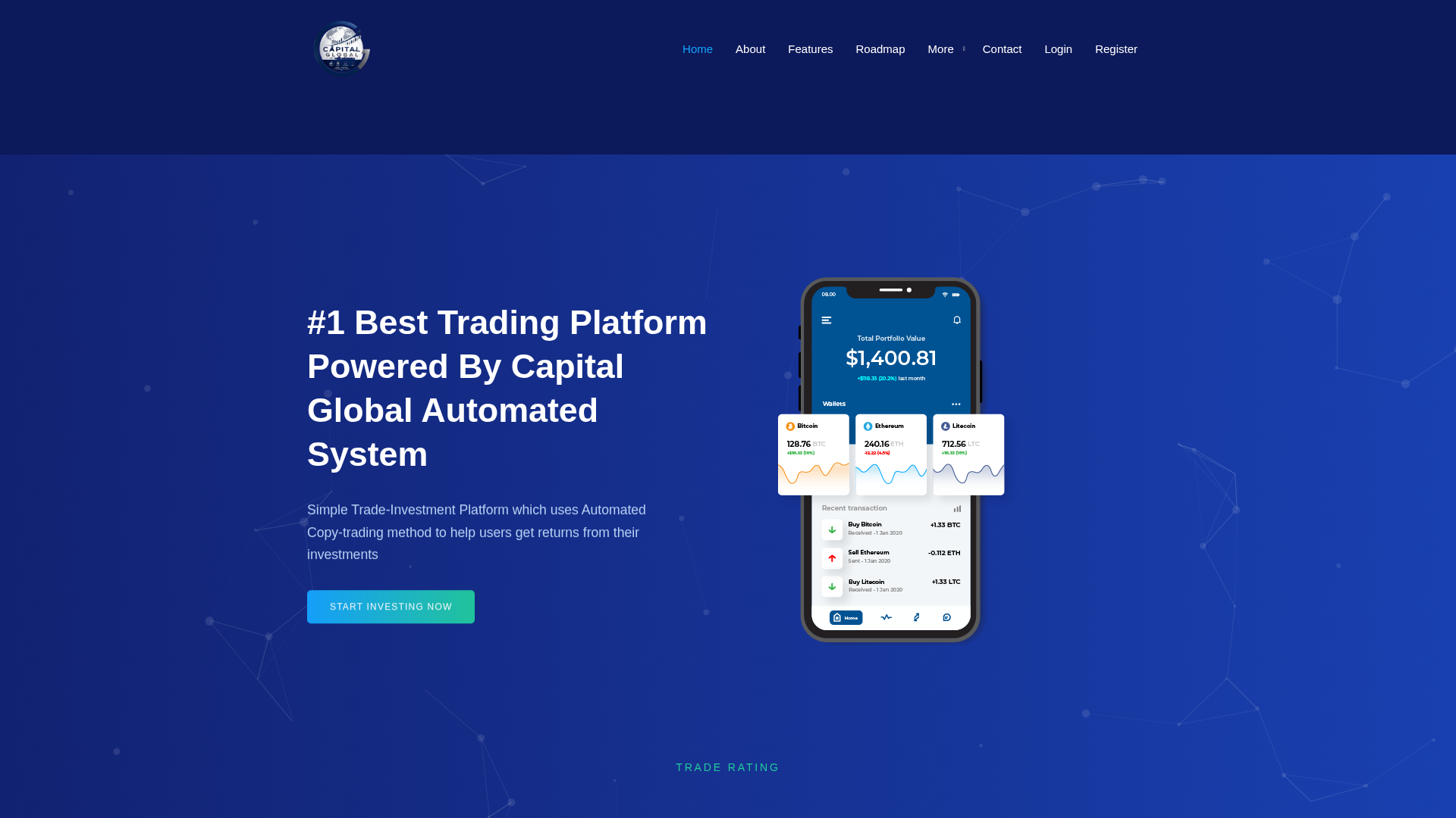 Screenshot of globalcapitalvertexsys.com