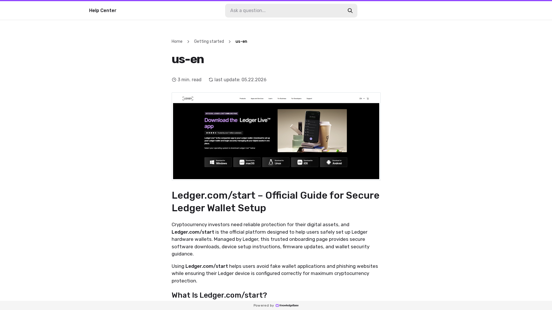 Screenshot of starten-ledgr.kb.help