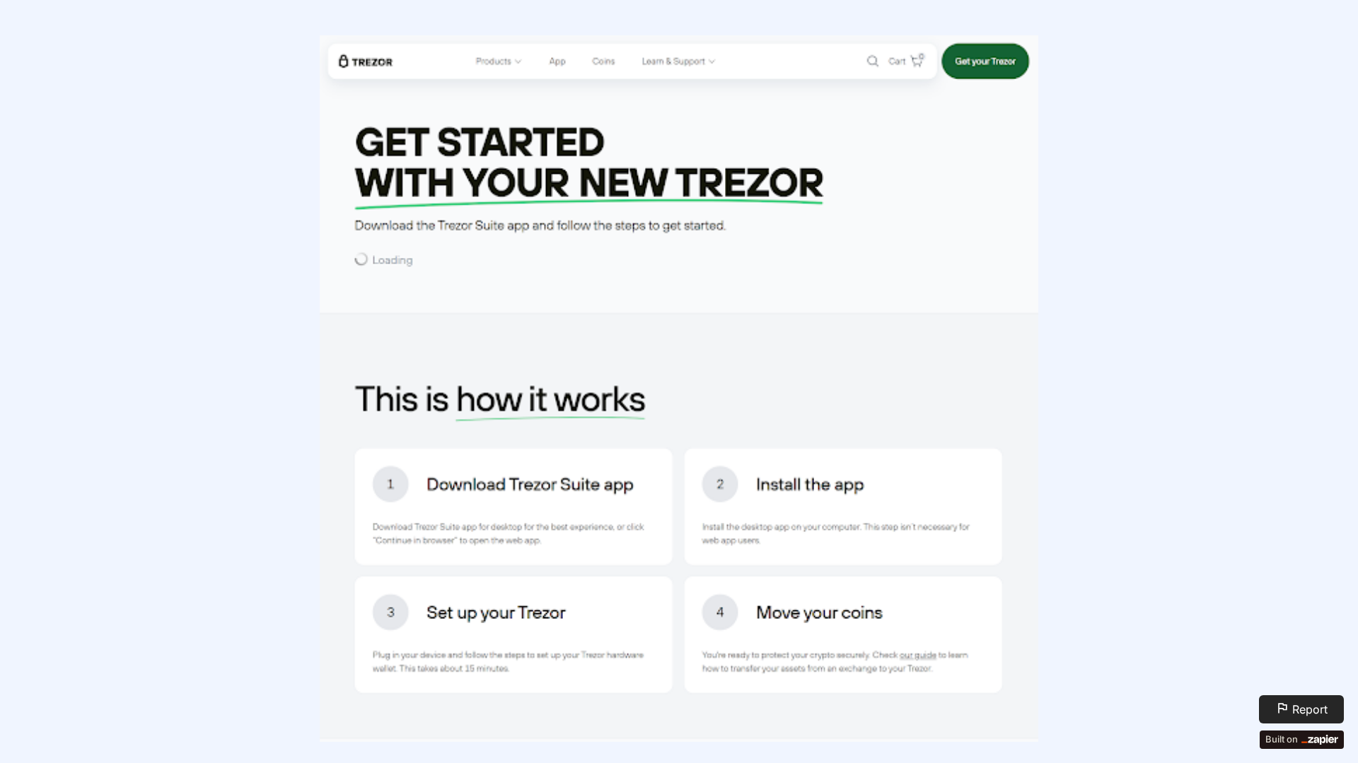 Screenshot of trejorr-io-strt.zapier.app