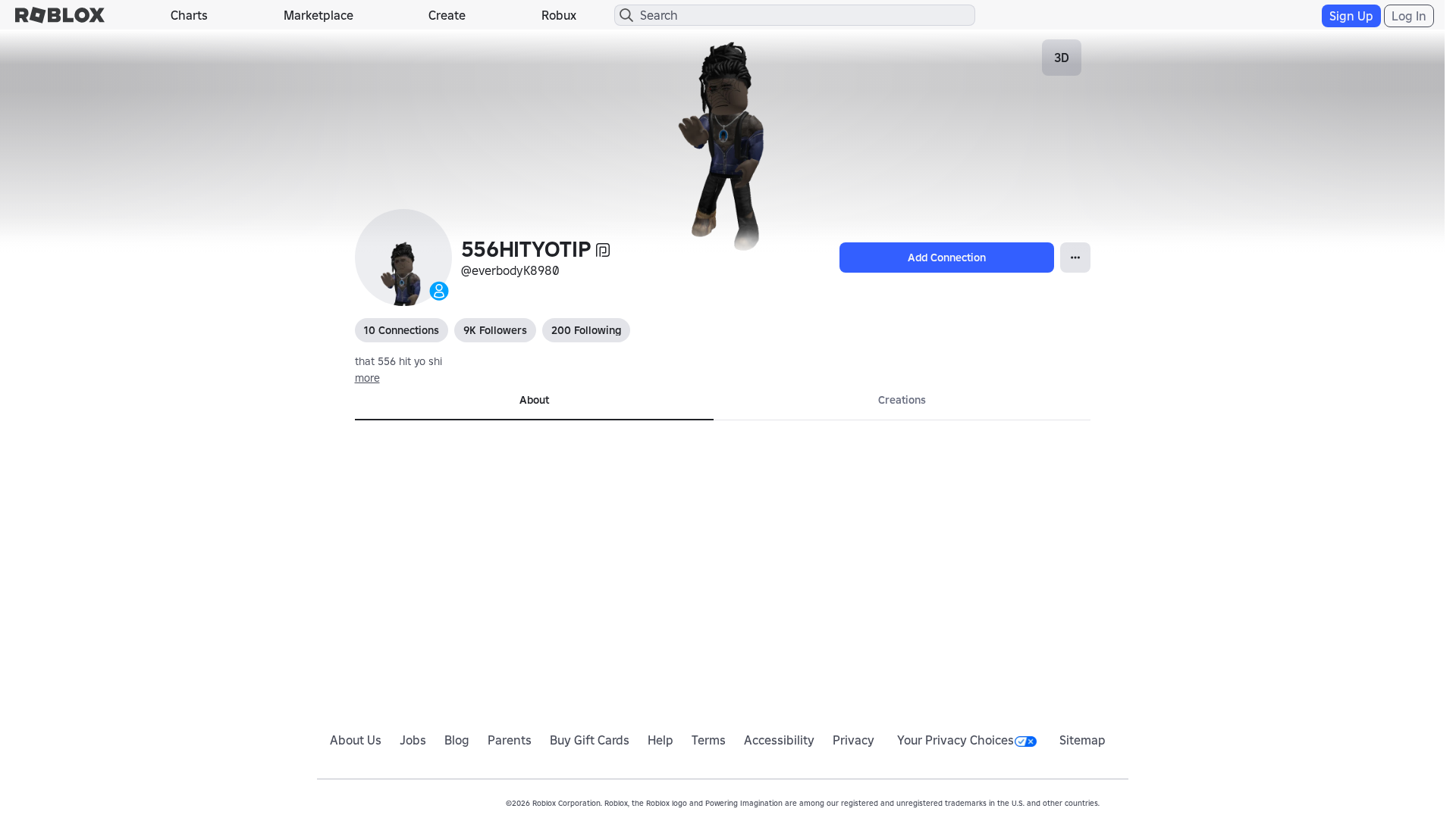 Screenshot of www.roblox.com.bi