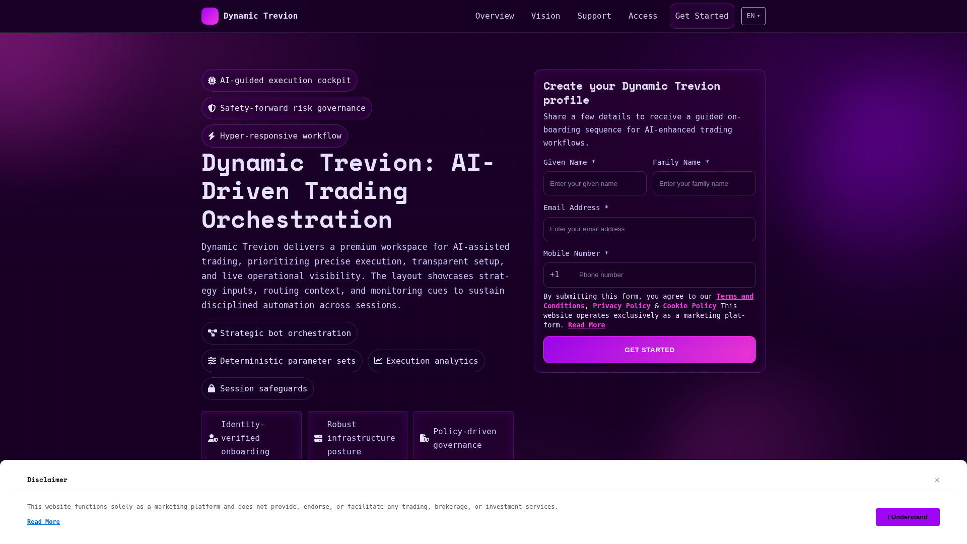Screenshot of dynamictrevion-system.com