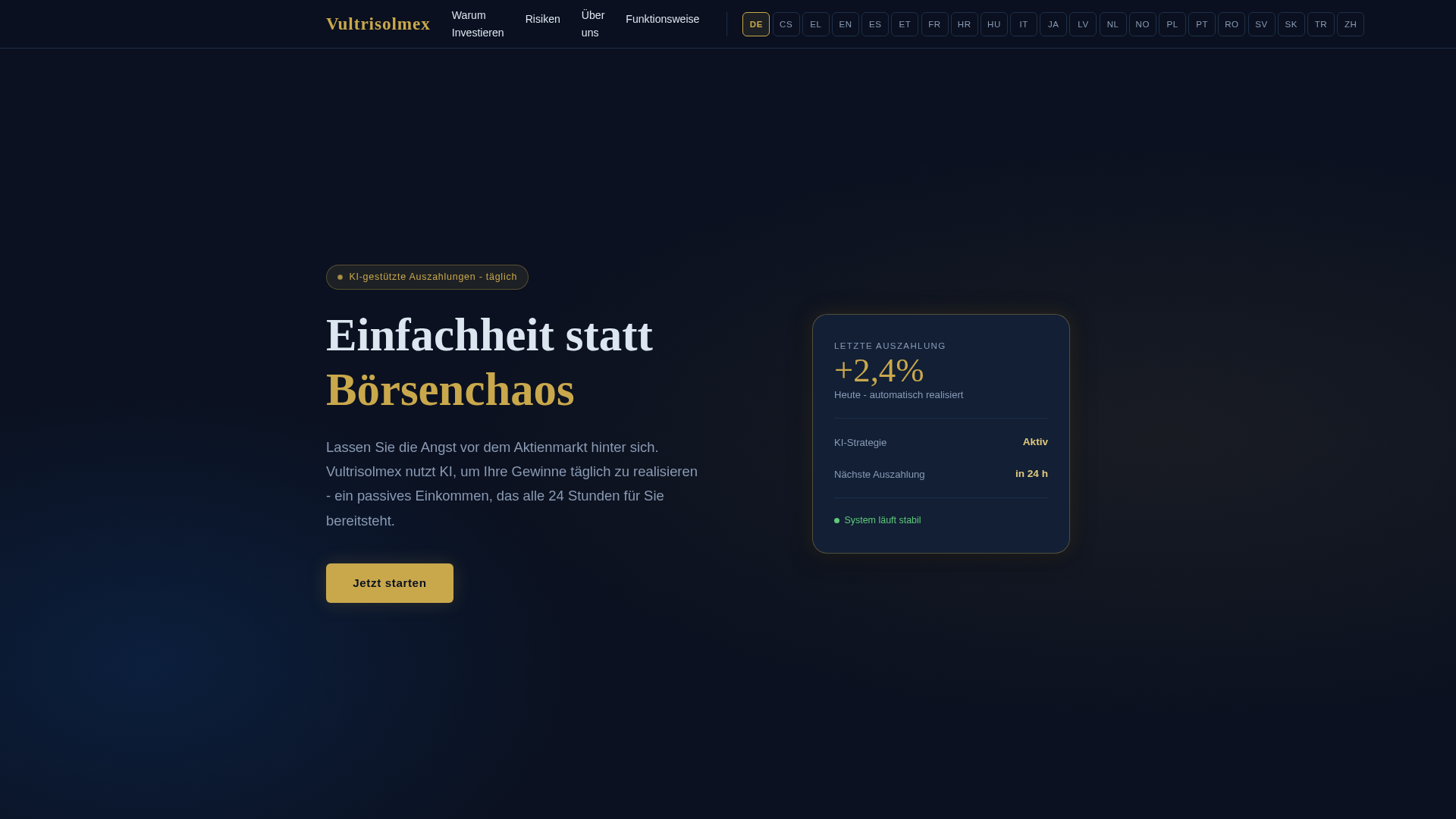 Screenshot of vultrisolmexplatform.com