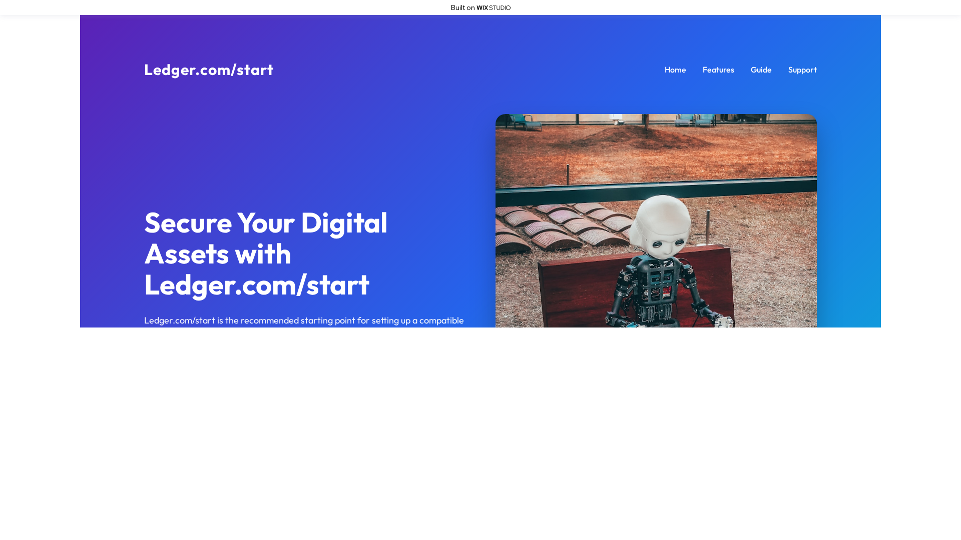 Screenshot of iostart-ledgeapp.wixstudio.com