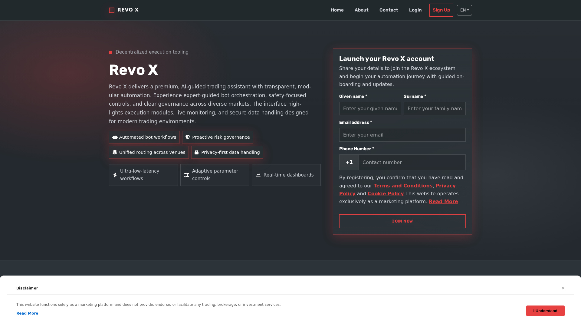 Screenshot of revox.click