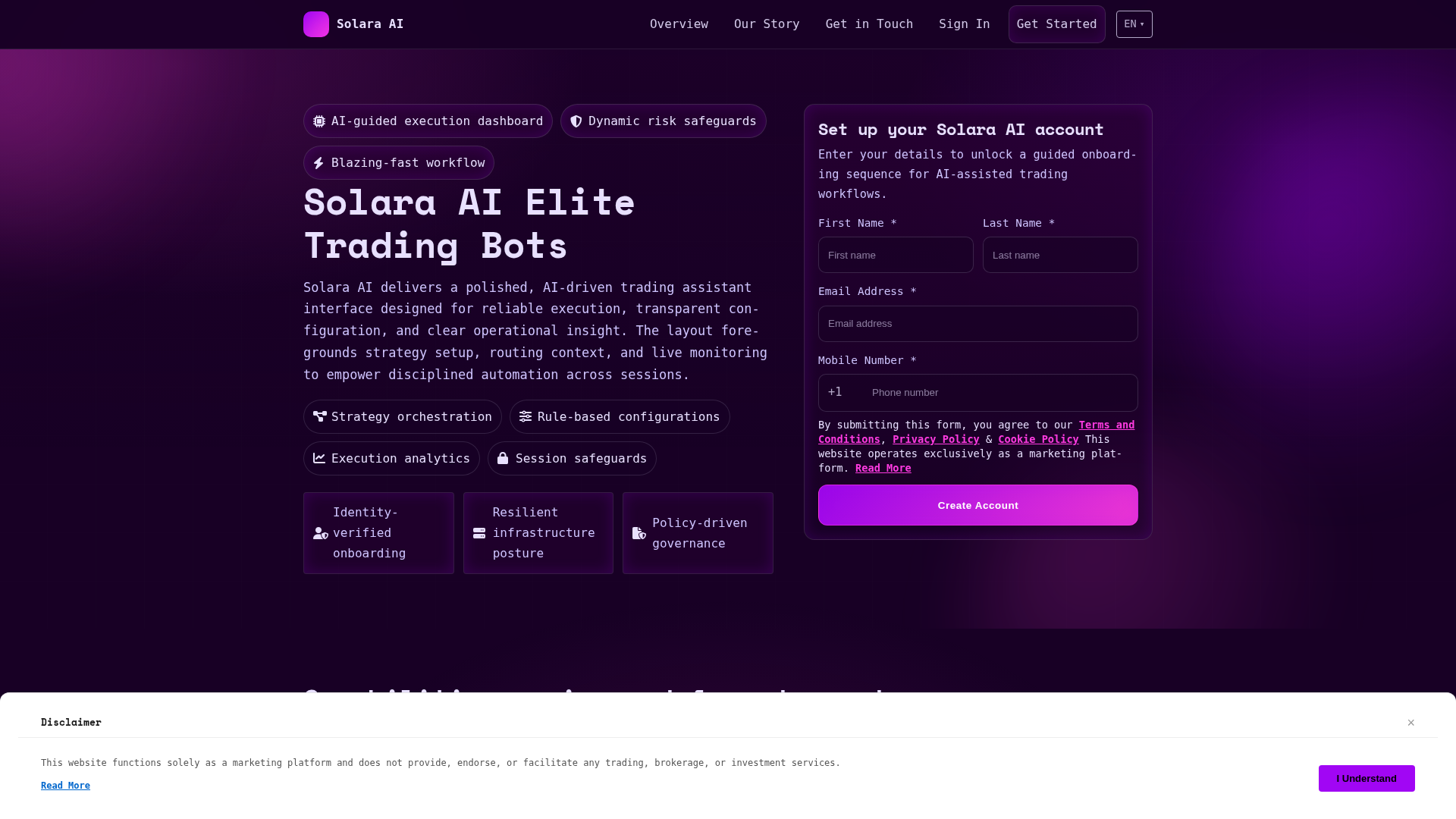 Screenshot of solaraai.pro