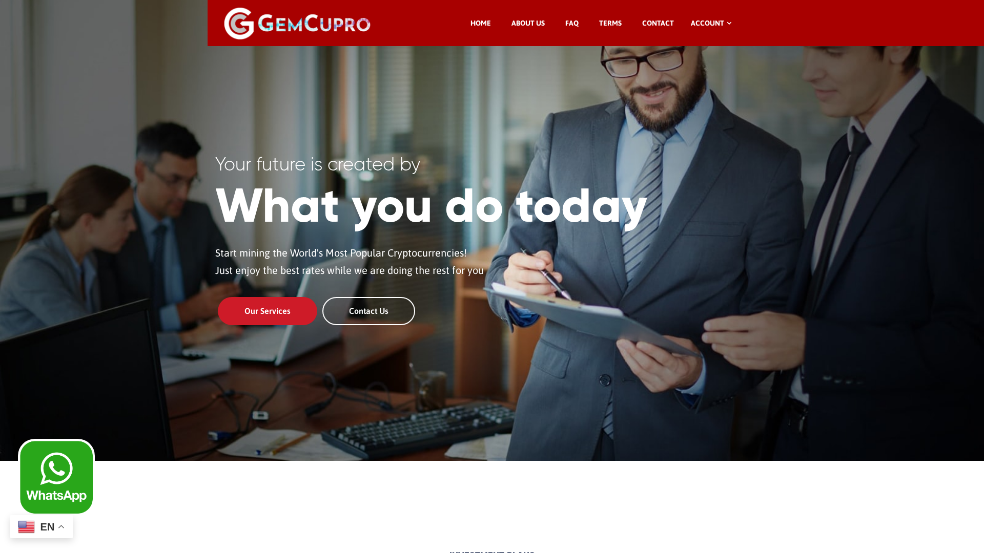 Screenshot of gemcupro.com