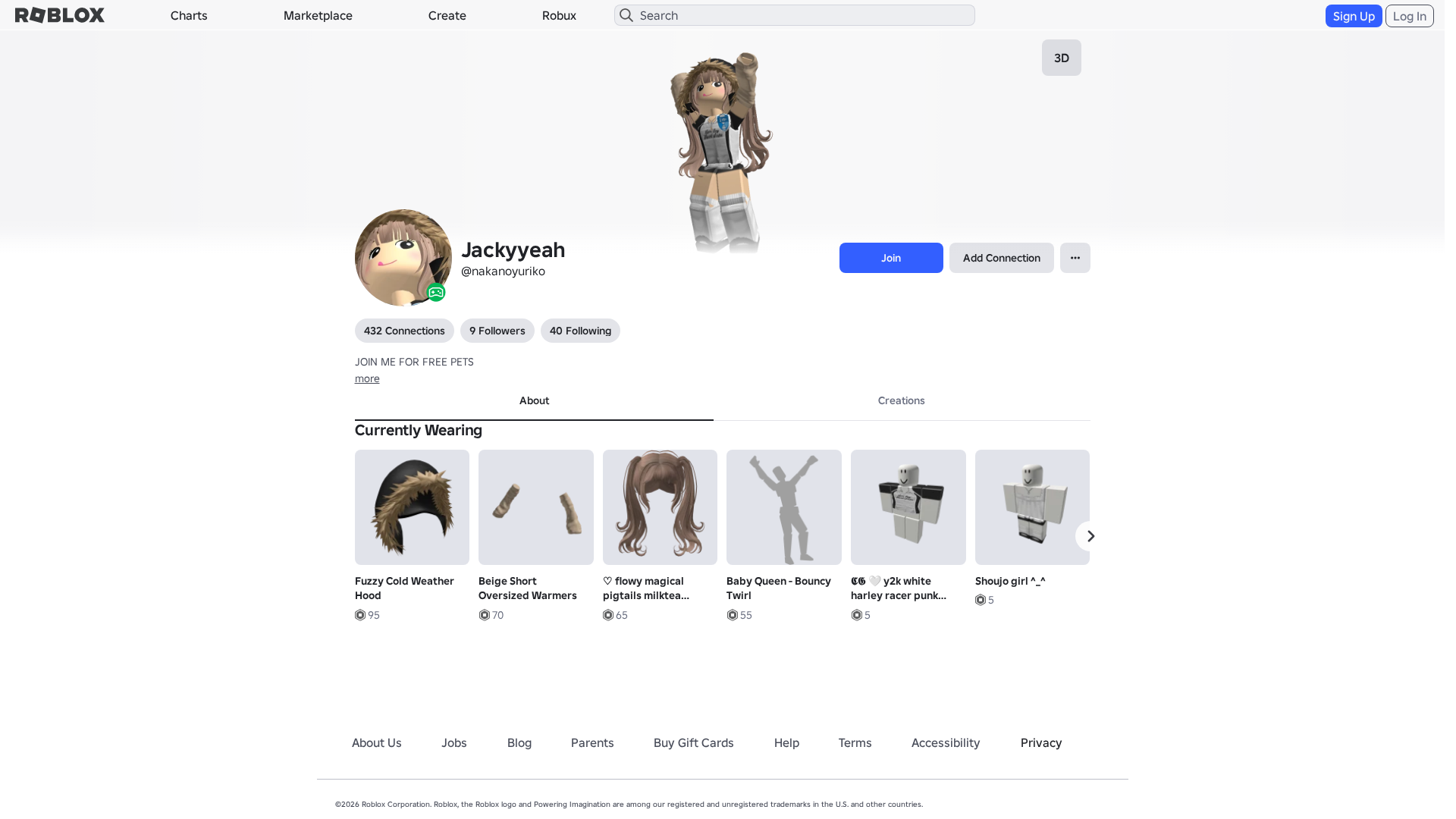 Screenshot of www.roblox.com.ml
