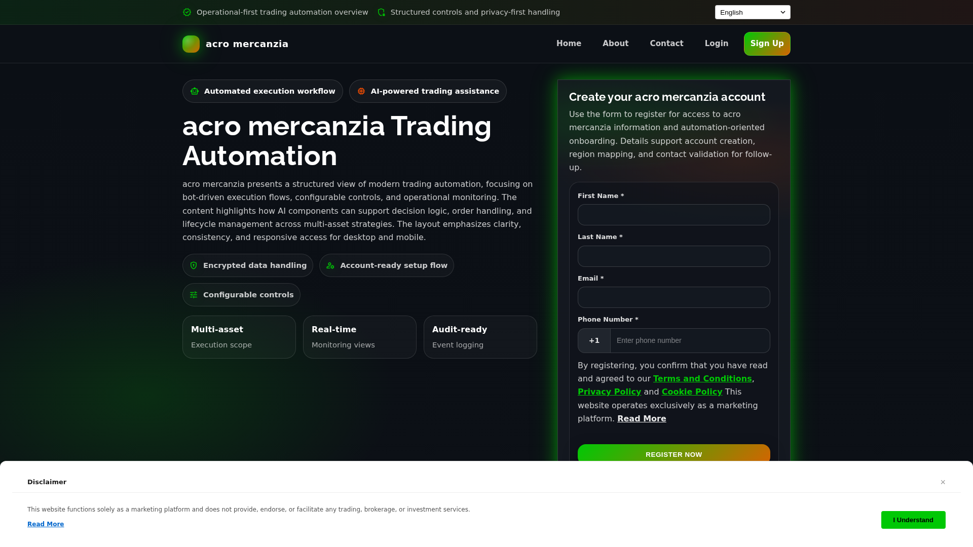 Screenshot of acromercanzia.click