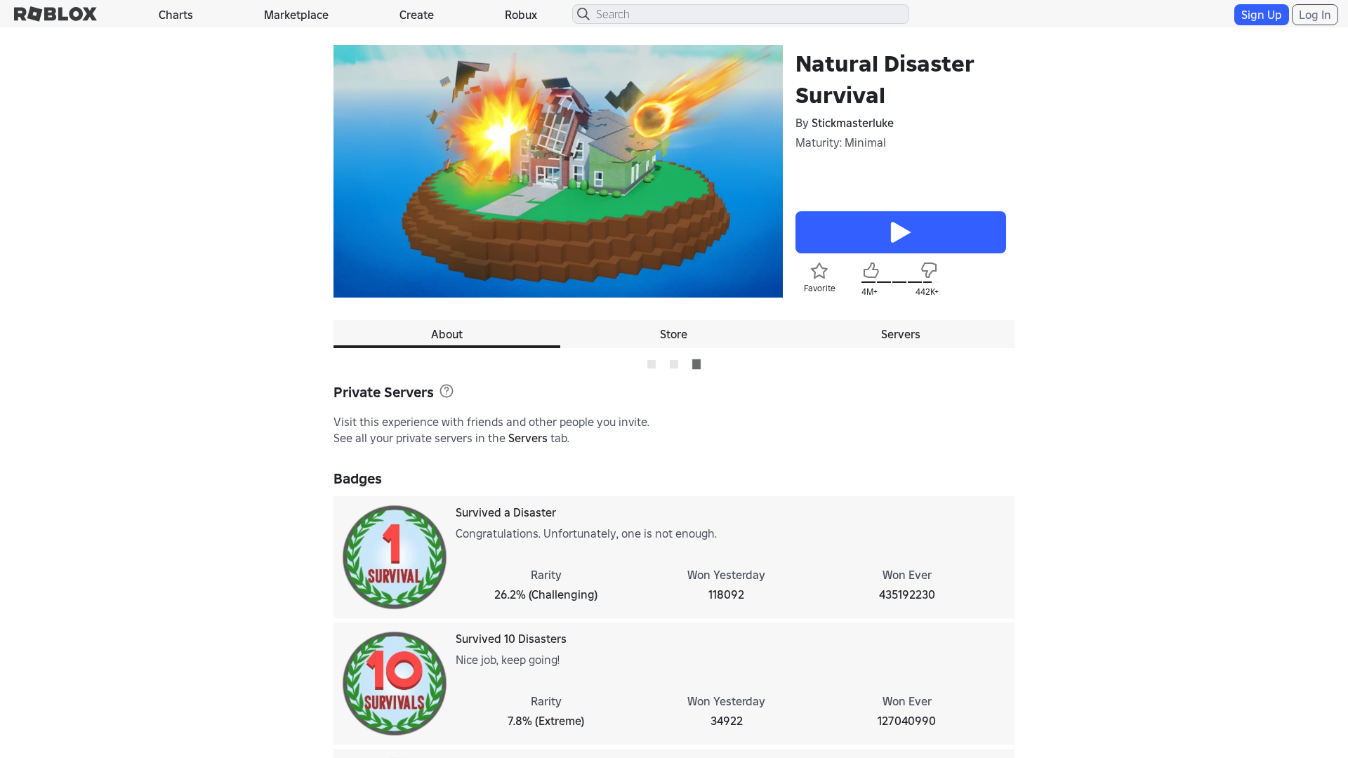 Screenshot of www.roblox.com.et