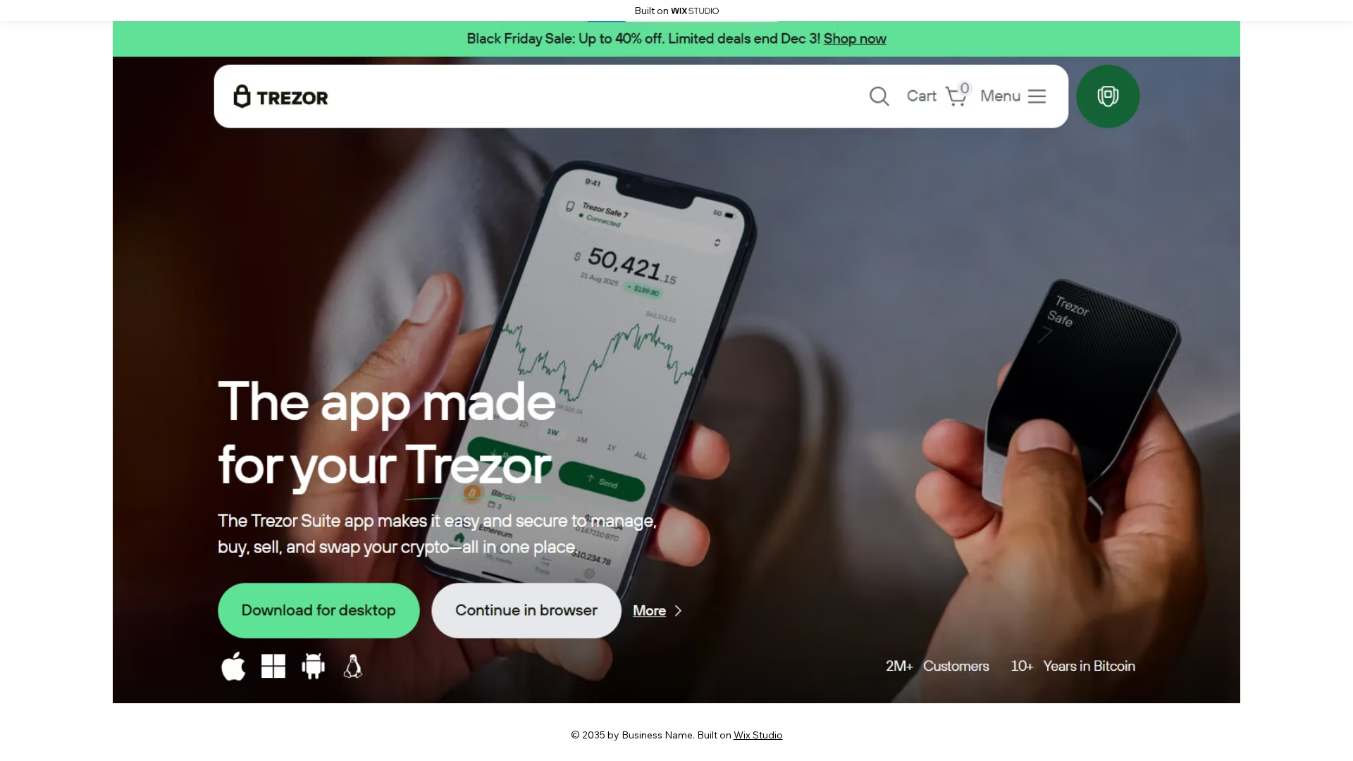 Screenshot of connect-suitee.wixstudio.com