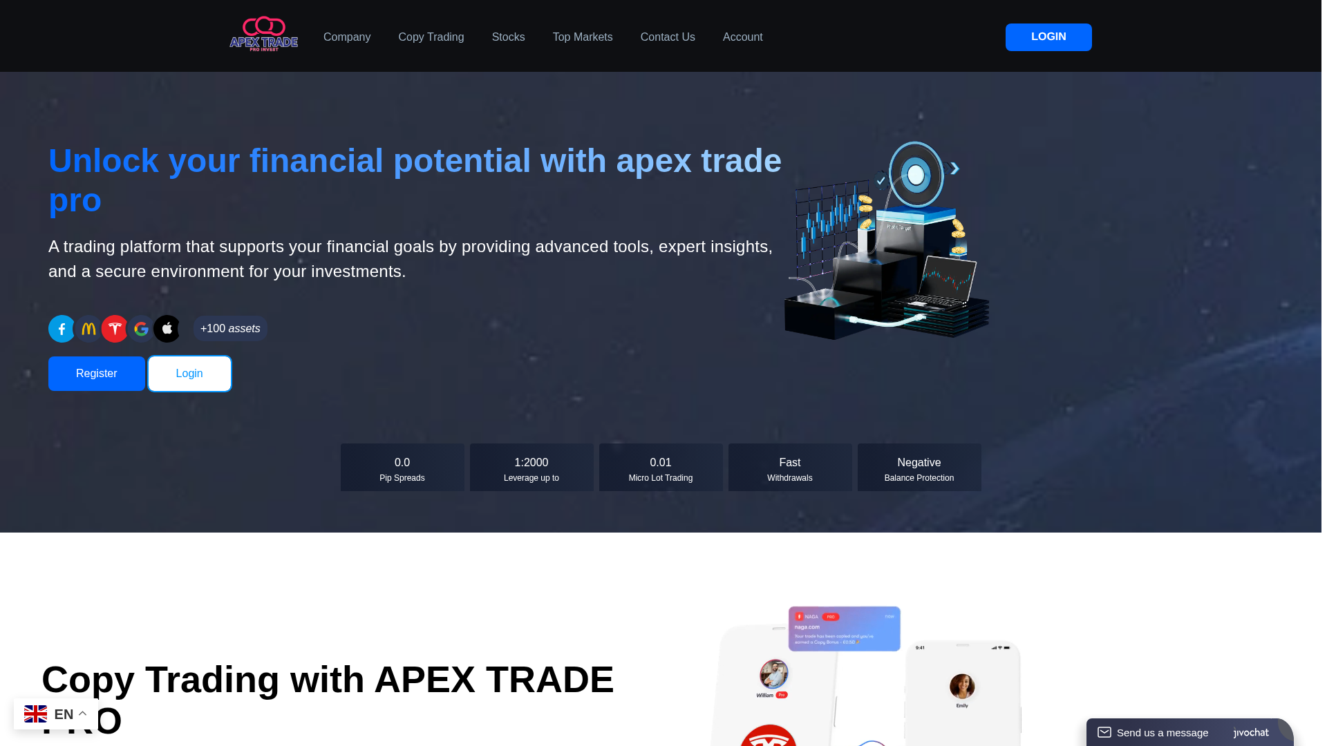 Screenshot of i.apextradepro.net