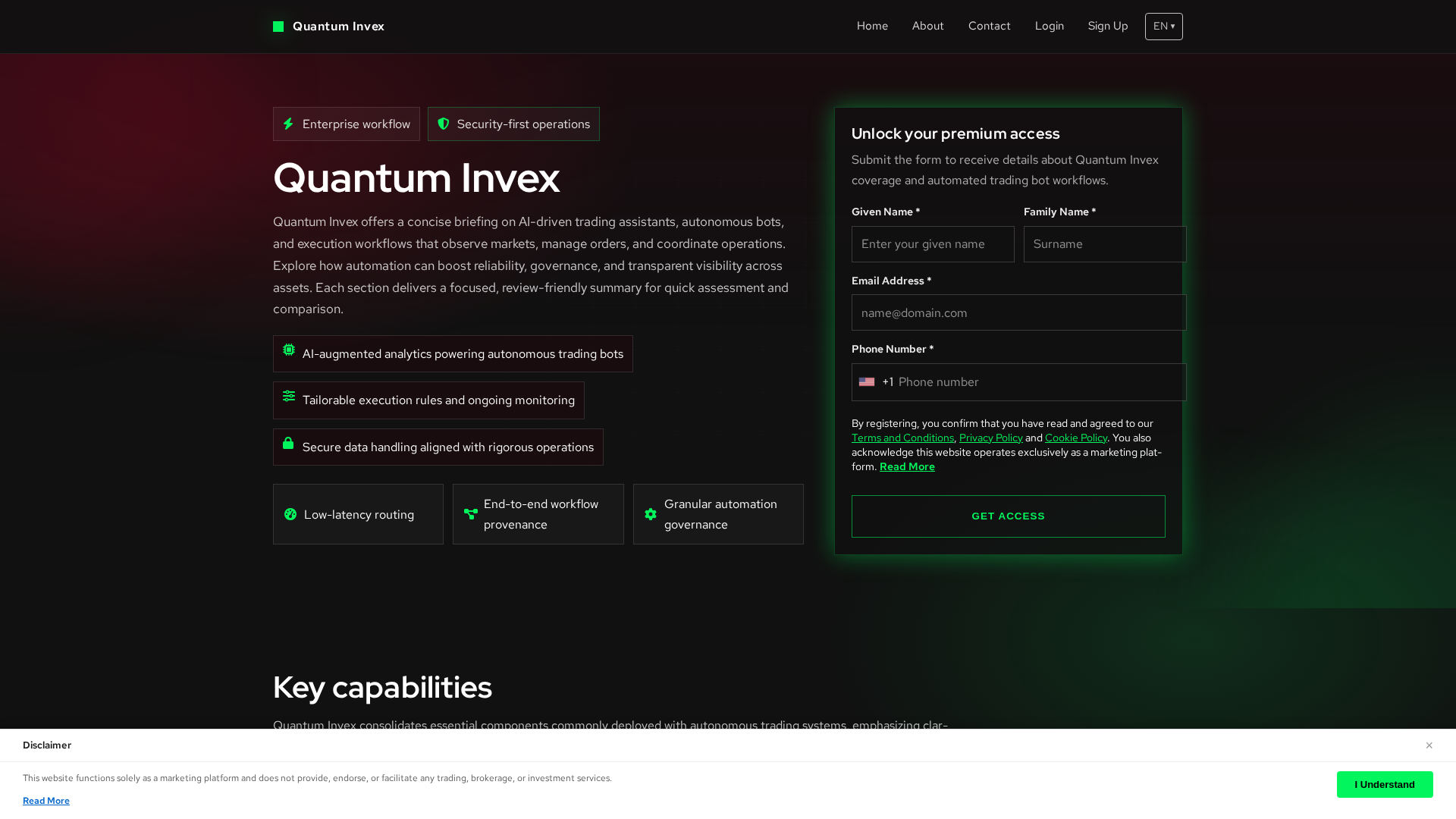Screenshot of quantum-invex.click