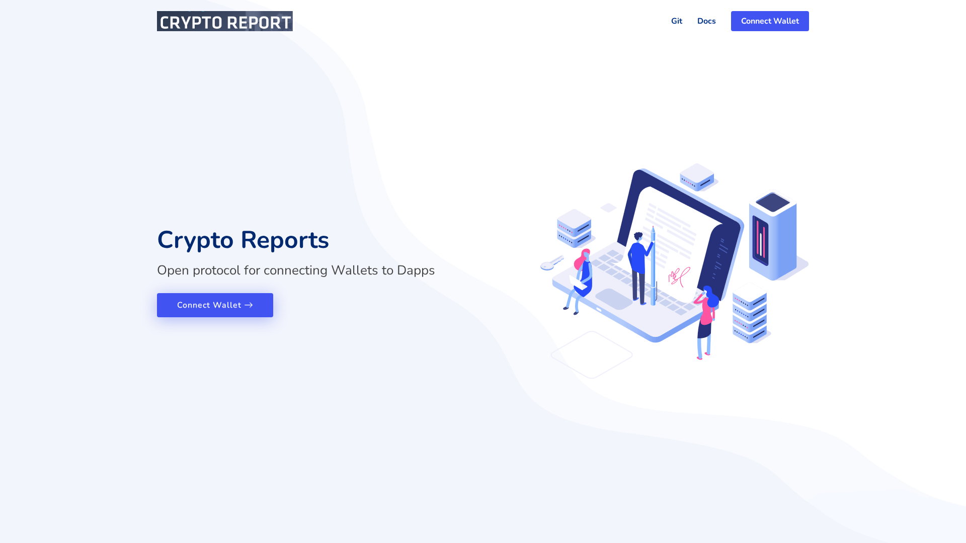 Screenshot of cryptodappsreports.com